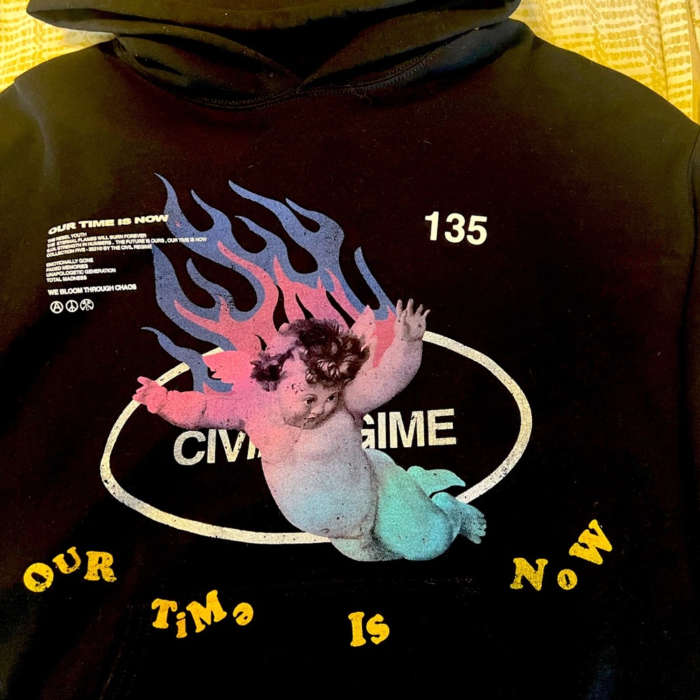 Civil Regime Black Sweatshirt